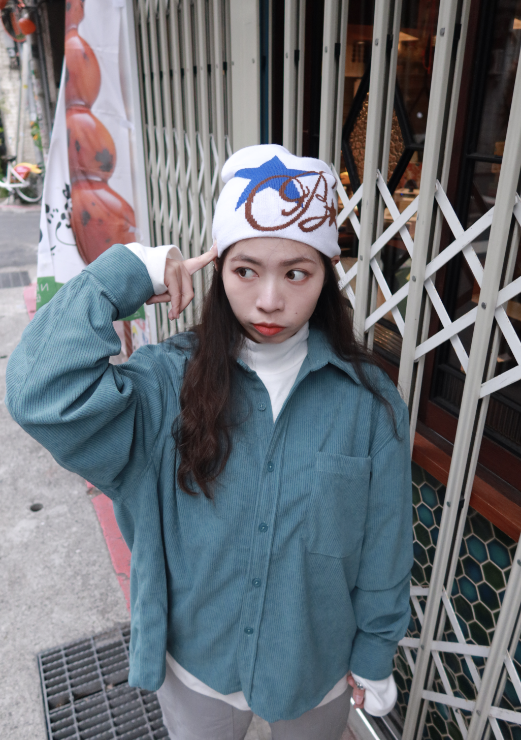 Korea Y2K星星冷帽