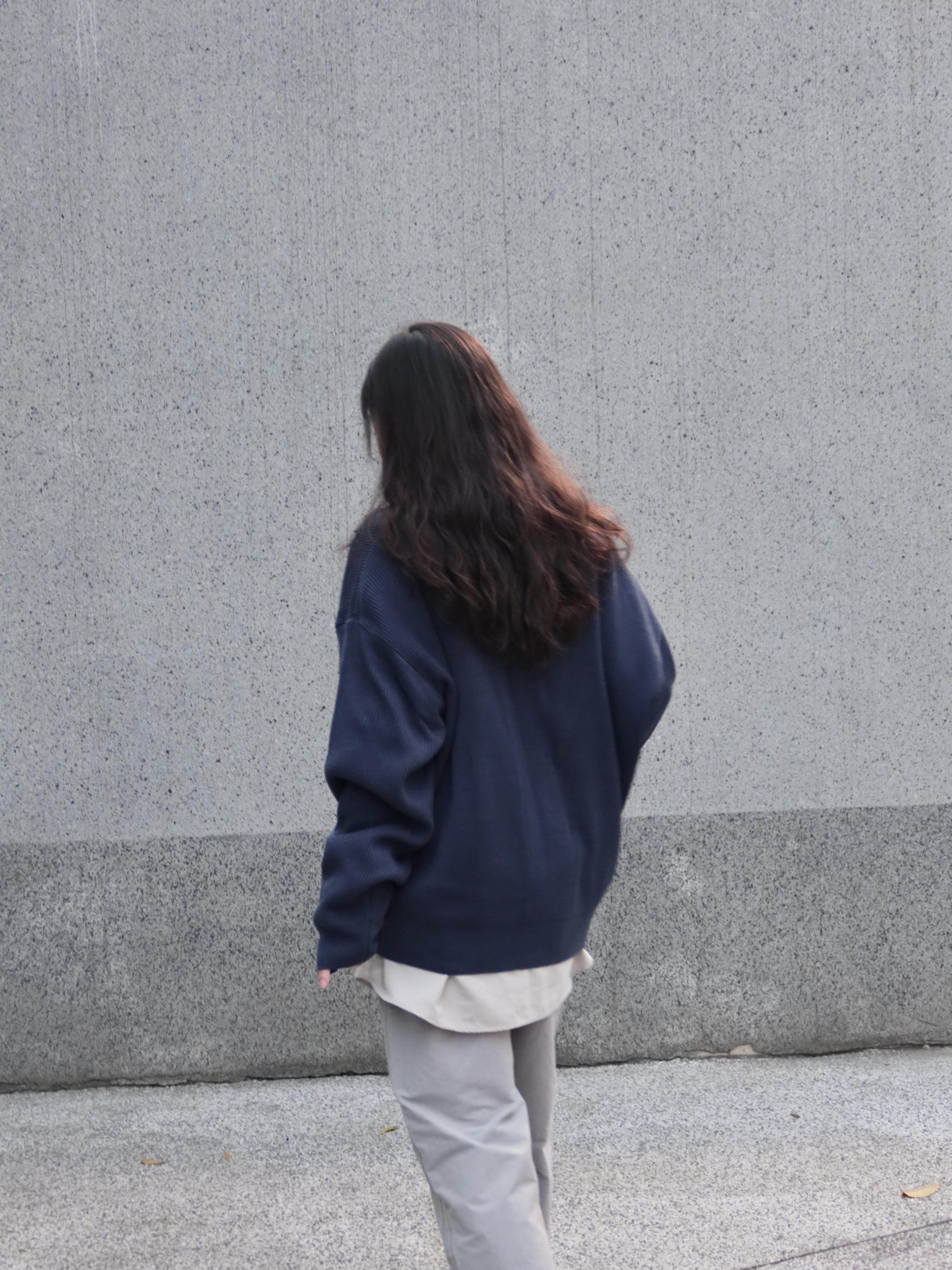 Korea 日系針織大鈕釦開襟外套 (灰/藍/綠)