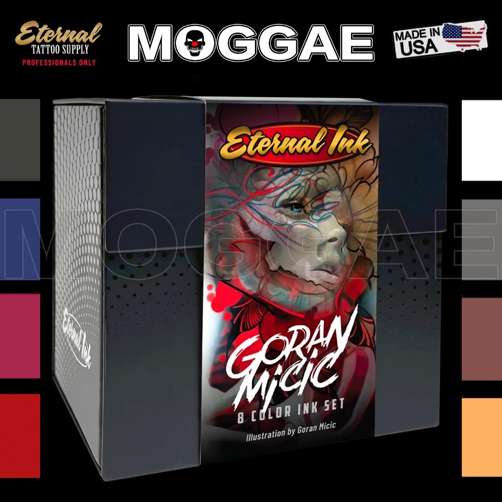 Goran Micic調色系8色#1oz套裝🇺🇸美國原廠進口Eternal伊特諾紋身色料 飽和上色乳紋繡器材